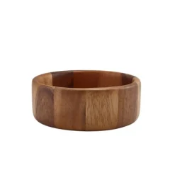 Acacia Træ Skål med Lige Sider fra GenWare 16 cm