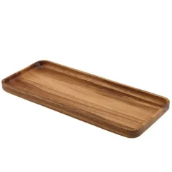 Akacietræ Rektangulær Serveringsbakke 30 x 13 cm Genware