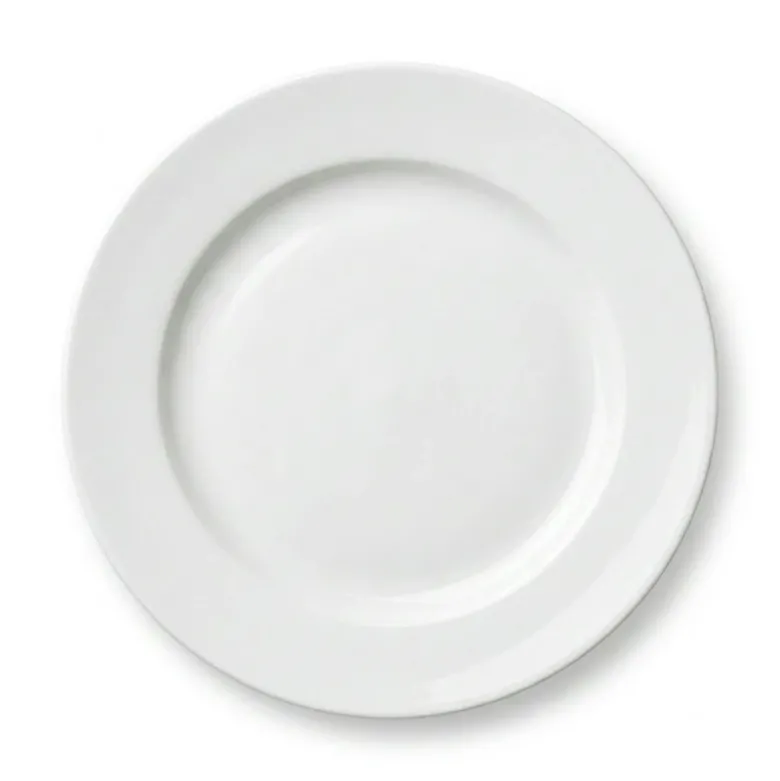 Amalie Flad Tallerken 28 cm Hvid