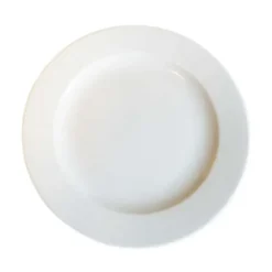 Amalie Flad Tallerken 17 cm Hvid