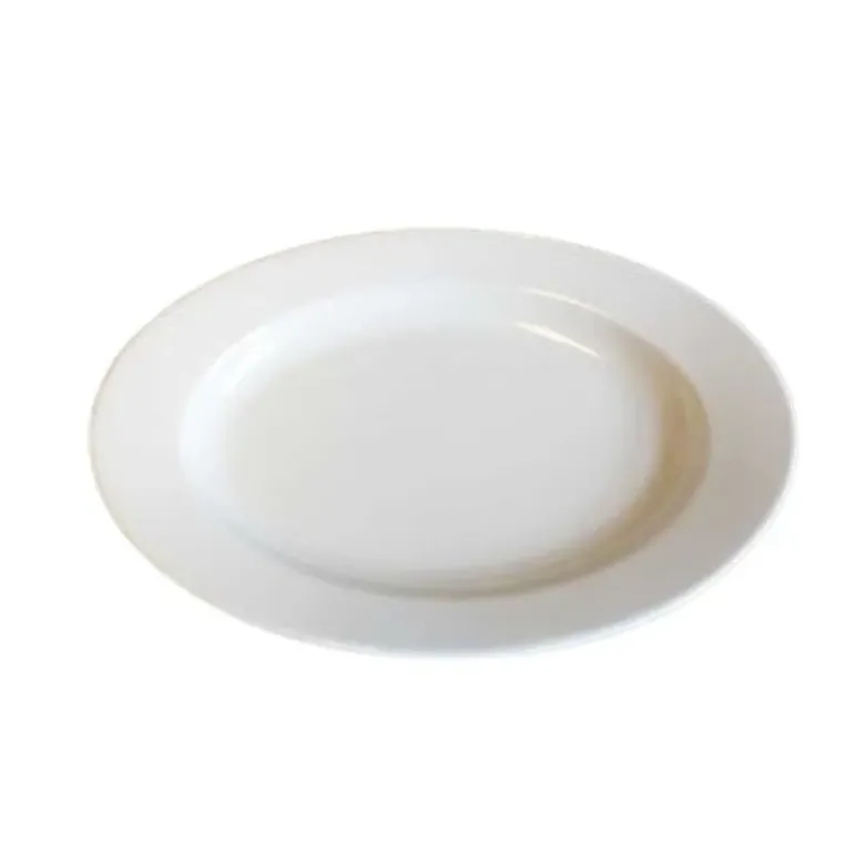 Amalie Oval Fad 25,5 cm Hvid
