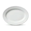 Amalie Oval Fad 28 cm Hvid
