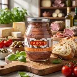 Ansjoser i solsikkeolie Zarotti 140g (74g)