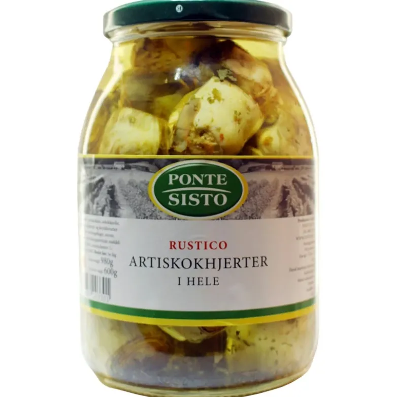 Artiskokhjerter hele rustico 980 g