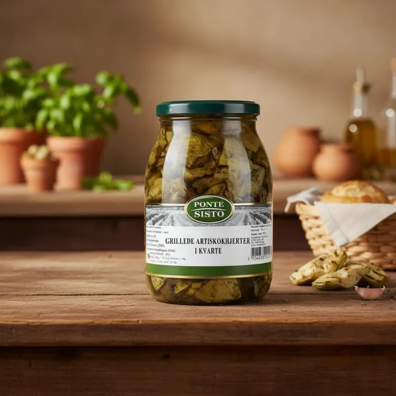 Artiskokhjerter kvarte grillede 1 kg