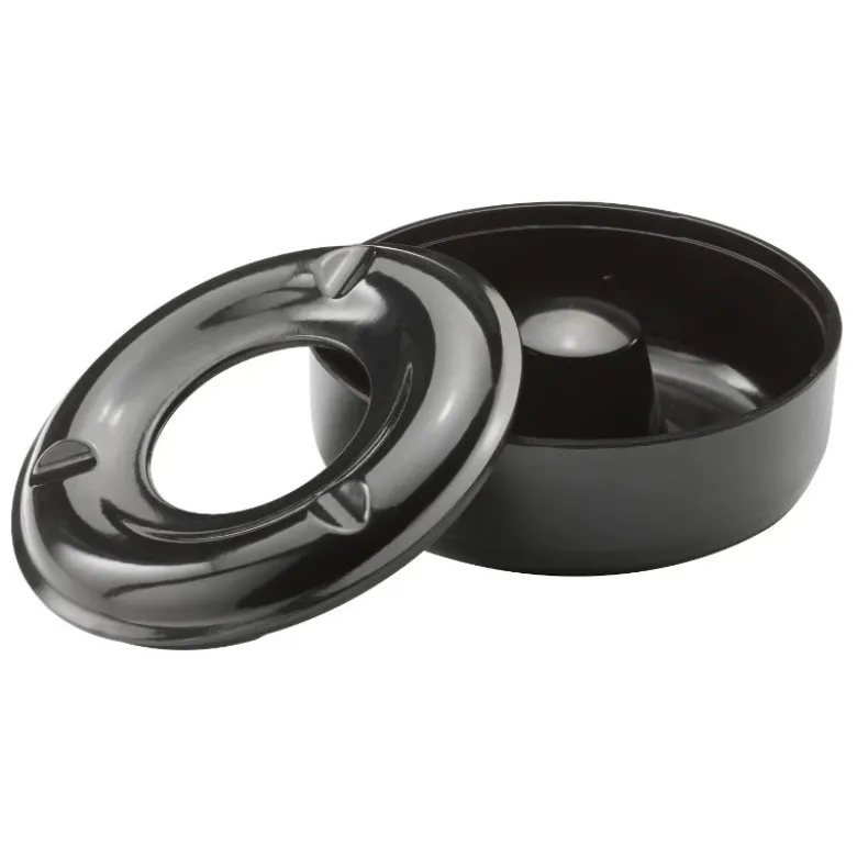 Askebæger Sort Melamine Vindtæt 14,5cm
