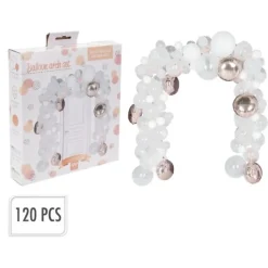 Ballonbue 122 stk rosegold