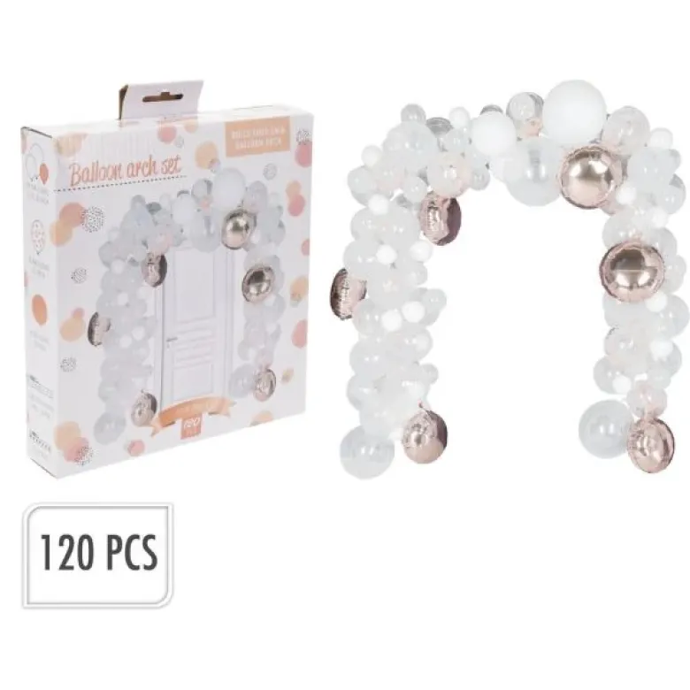 Ballonbue 122 stk rosegold