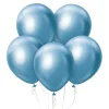Balloner Beauty&Charm platin l. blå 45cm/ 5 stk.