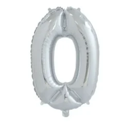 Ballon Nummer "0" 65 cm.