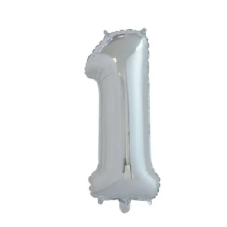 Ballon Nummer "1" 65 cm.