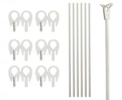 Ballon papirkopper & pinde 100 stk.