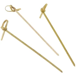 Bambus-løkkespyd 12 cm (100 stk)
