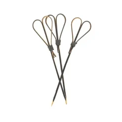 Bambus Sort hjerte 12 cm 100 stk.