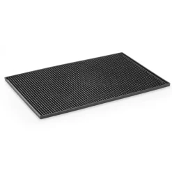 Barmåtte 455x305x10 mm sort gummi