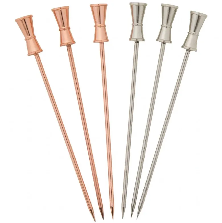 Barprofessional Cocktailpicks Stål Jigger - 6 stk