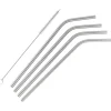 Barprofessional Metalsugerør 6mm - 4 stk - Sølv