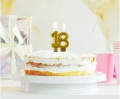 B&C Cifrlys 18 Guldmetallic - 8 cm