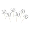 B&C Picks 30 sølv 6 stk.