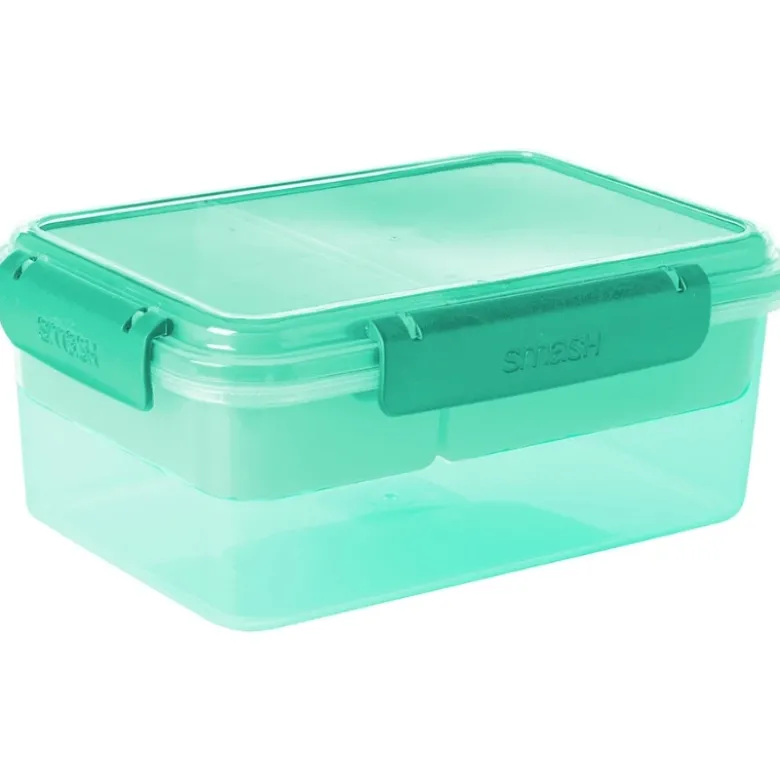 Bento Lunch Box | Madkasse med aftagelig sandwichbakke og snackbakke | 2,0 l | SMASH