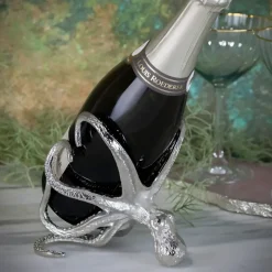 Blæksprutte lille vin & champagne flaskeholder