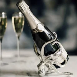 Blæksprutte lille vin & champagne flaskeholder