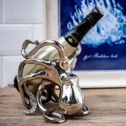 Blæksprutte vin & champagne flaskeholder