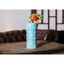 Blå Tiki-krus 40cl - Genware