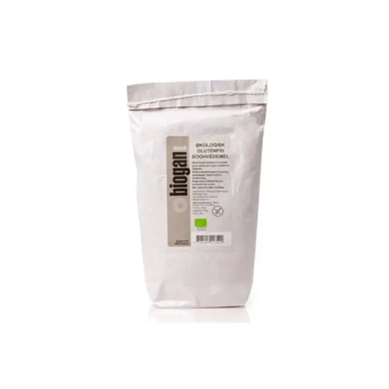 Boghvedemel, glutenfri Øko Biogan 1KG