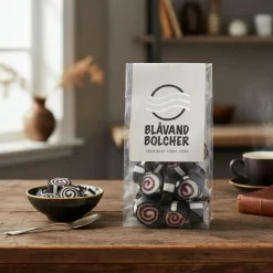 Bolsjer, Salmiak Lakrids 80g Blåvand Bolsjer