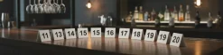 Bordnummer plast nr. 11-20 sæt