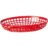 Burgerbakker Rød Plast 6 stk 23x14 cm