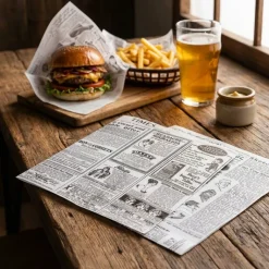 Burgerpapir lommer 1000 stk 29cm