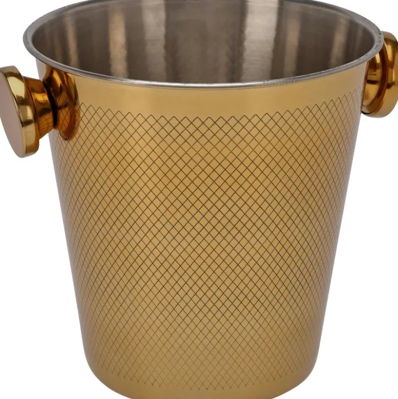 Champagnekøler 20cm Guld