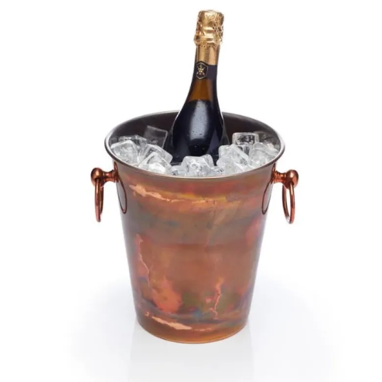 Champagnekøler rustfrit stål, Kobber finish Barcraft
