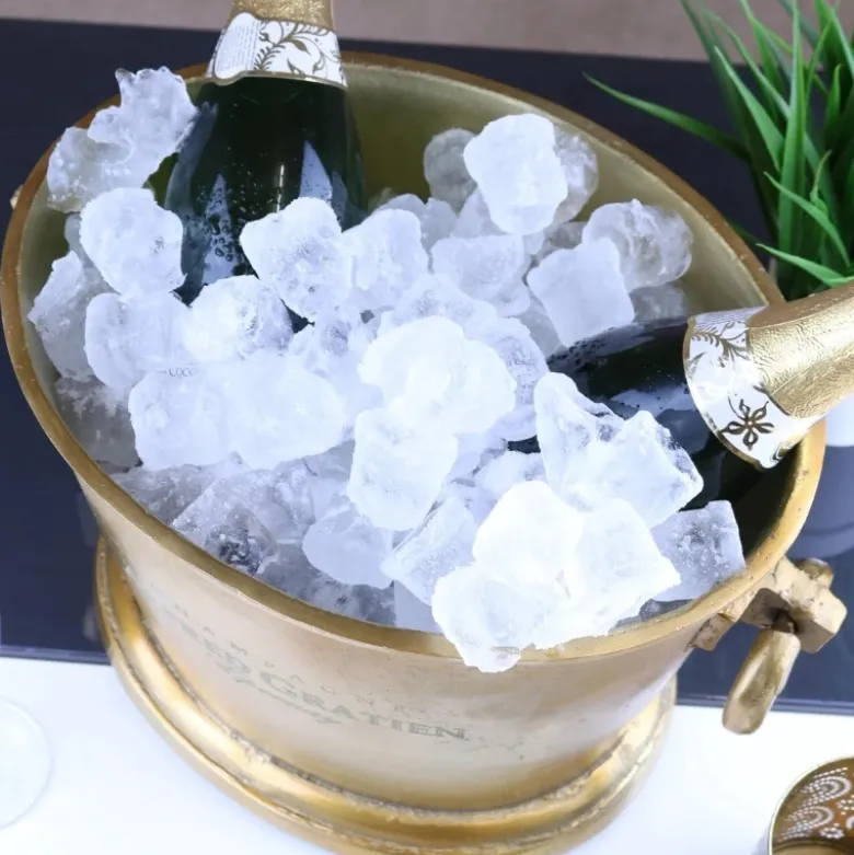 Champagnekøler vintage guld