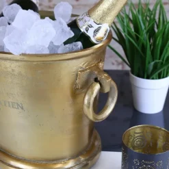 Champagnekøler vintage guld
