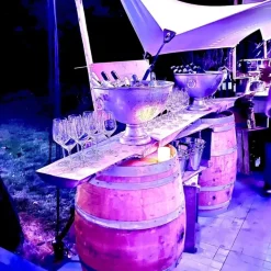Champagneskål vintage aluminium
