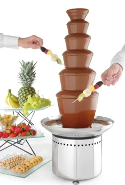Chokoladefontæne 6-lags rustfrit stål 310W