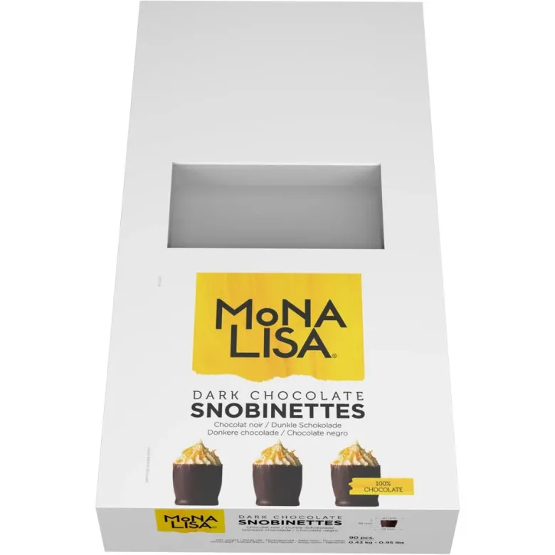 Chokolade Snobinettes Mørk 90 stk