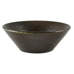 Cinder Sort Konisk skål 14cm - Terra