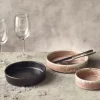Cinder Sort Præsentations skål 18cm - Terra