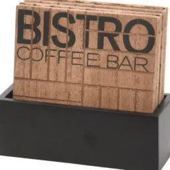 Coaster sæt "bistro" 11,5x4,5x10cm