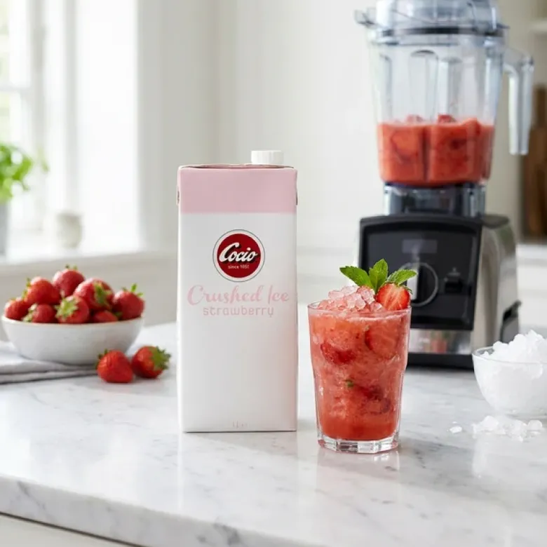 Cocio Crushed Ice Strawberry 1 liter