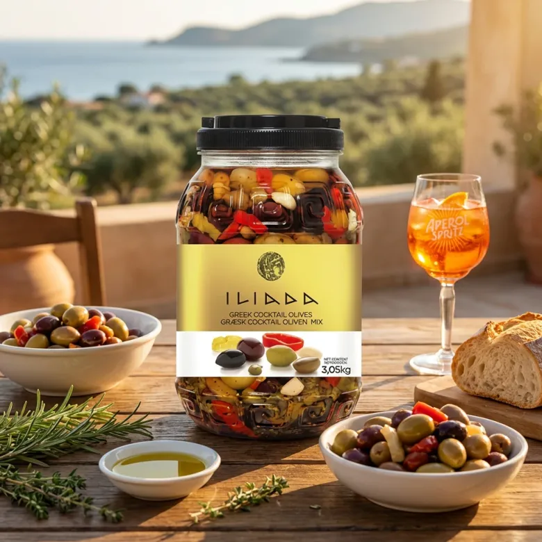 Cocktail olivenmix uden sten 3.05 KG