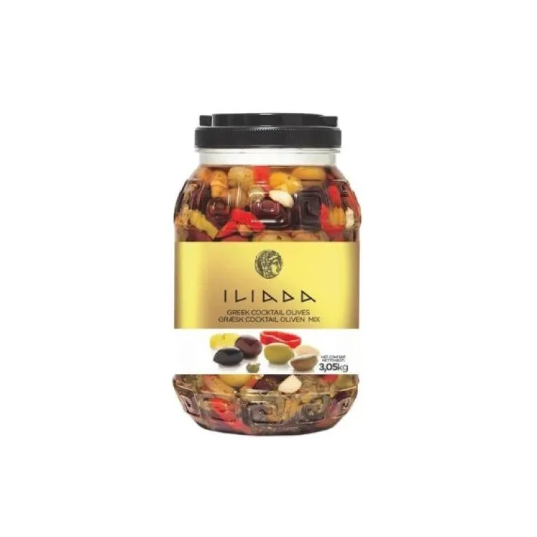 Cocktail olivenmix uden sten 3.05 KG