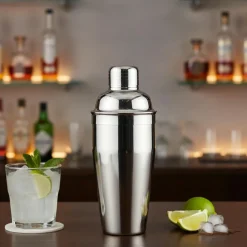 Cocktail Shaker Rustfrit Stål - Deluxe 3 delt