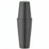 Cocktailshaker rustfrit stål sort 800 ml