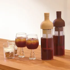 Cold Brew kaffeflaske med filter Chokoladebrun - Hario