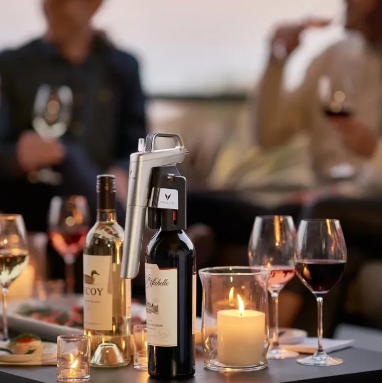 Coravin® Timeless Six+ Vinpreserver system – Sølvgrå